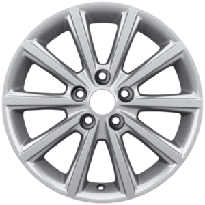 Platišče iz lahke zlitine 16" z 10 kraki, srebrn